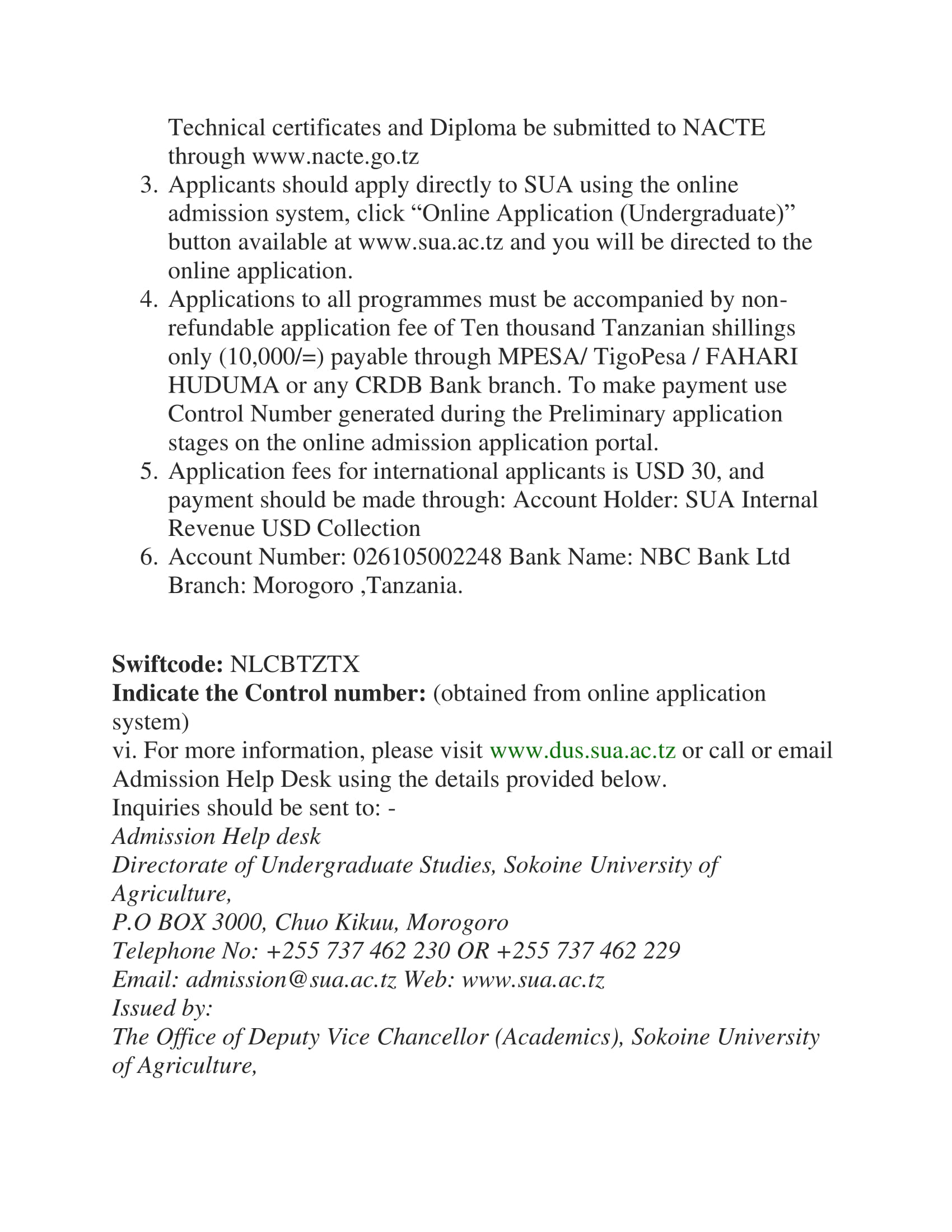 CALL FOR APPLICATIONS FOR UNDERGRADUATE PROGRAMMES IN THE ACADEMIC YEAR 2021 converted 4