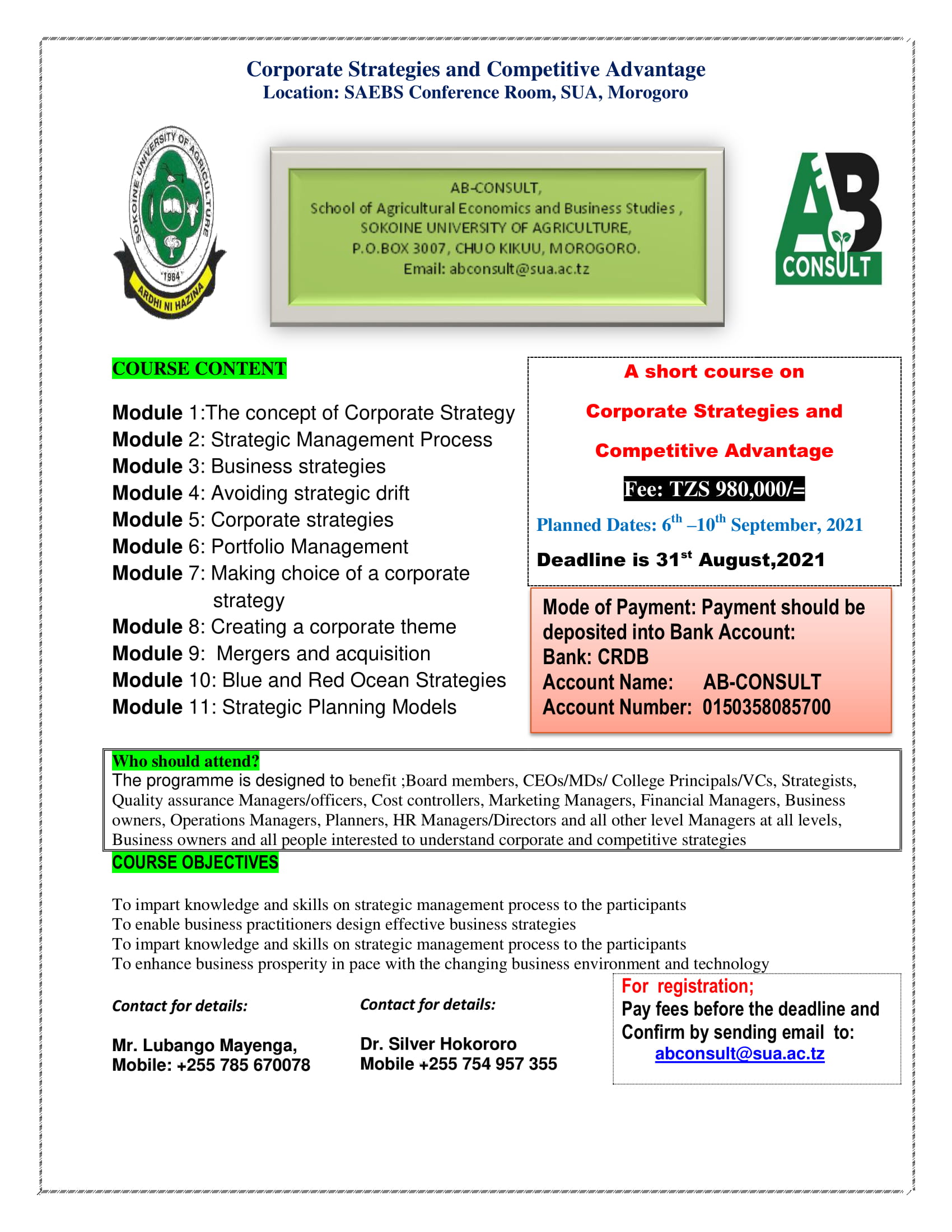 CORPORATE STRATEGIES AND COMPETITIVE ADVANTAGE 1
